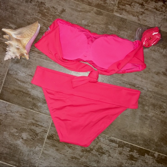 🌟HP🌟Victoria’s Secret Bandeau Top Bikini Set L - Picture 3 of 6